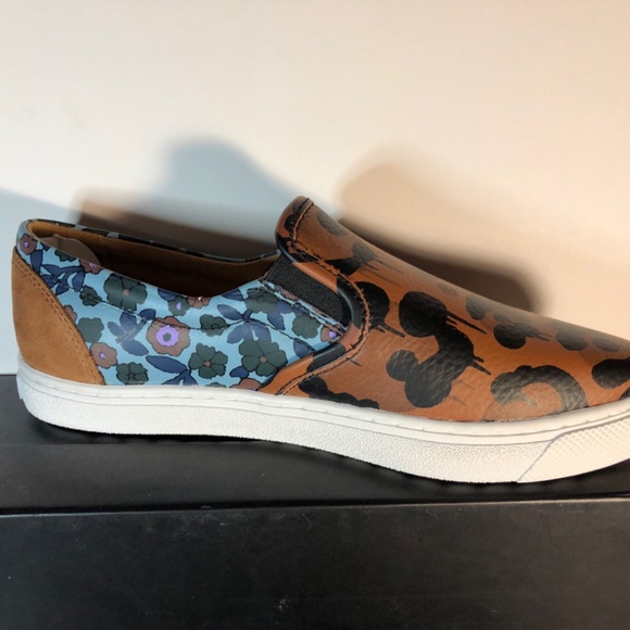 New ! Coach Wildebeest Nappa Slip on Sneakers/loafers leather sz 7 b - Picture 11 of 16